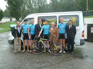 Unterstützung für Geraer Radjunioren durch Mitglieder des Förderkreis Radsport Gera e.V.