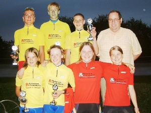 Gesamtsiegerehrung zum Rühmann-Bahncup 2005