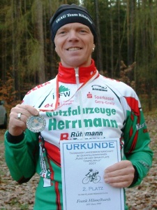 Silbermedaille für Frank Häßelbarth bei Landestitelkampf im Rad-Querfeldein-Rennen