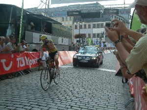 Veronica Andreasson - Siegerin der 3. Etappe in Gera