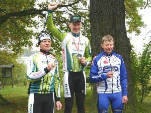 Die Medaillengewinner bei den Senioren: Frank Hässelbarth, Heiko Grünelt, Hubert Kollascheck (v.l.)