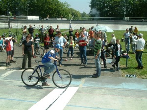 Archivbild: Tag des Radsports 2006 auf der Geraer Radrennbahn