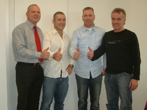 Deutliches Bekenntnis des SSV Gera für Robert Förstemann auf dem Weg nach Peking.