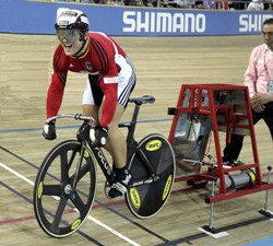 Der Geraer Robert F&ouml;rstemann bei der Bahn-WM 2007 in Palma de Mallorca