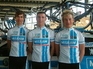 Teampräsentation des Continental Team Milram mit Sitz in Gera