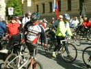 Hunderte Besucher mischten sich unter die Geraer Radsportelite - Organisatoren mit Teilnehmerzahl an Barmer L&ouml;wentour zufrieden.