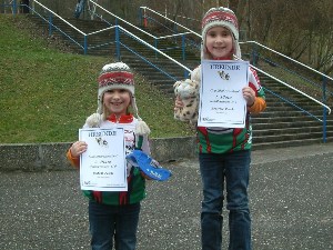 Beatrice und Isabell Pesch z&auml;hlen zu den j&uuml;ngsten Radsportlerinnen im SSV Gera.