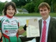 Carolin Henkel  Geraer Nachwuchs-Radsportler des Monats Juli.