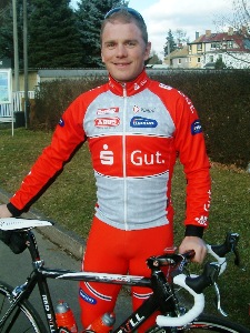 Radprofi Eric Baumann startet in der Saison 2008 für das Team Sparkasse.