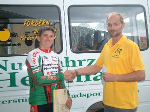 Jakob Höfer wurde vom Förderkreis Radsport Gera e.V. zum Geraer Nachwuchsradsportler des Monats Juni gewählt.
