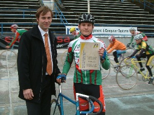 Robert Uebel wurde vom Förderkreis Radsport Gera e.V. zum Geraer Nachwuchsradsportler des Monats August gewählt.