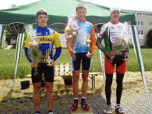 Platz 3 f&uuml;r Thomas Reichardt beim Kriterium in L&uuml;tzschena-Stahmeln.