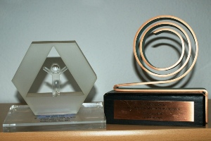 "Das Gründe Band für vorbildliche Talentförderung im Verein" 2009 für den SSV Gera.