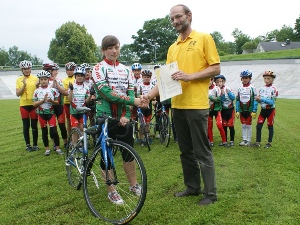 Gina Lee Lorz wurde vom Förderkreis Radsport Gera e.V. zum Geraer Nachwuchsradsportler des Monats Mai gewählt.