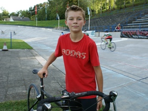 Philipp Schubert hatte schon beim Olaf-Ludwig-Pokal 2008 Gefallen am Radsport gefunden.