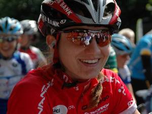 Die Geraerin Tina Liebig startet bei der 22. Internationalen Thüringen Rundfahrt der Frauen.
