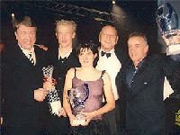 Siegerfoto mit den Geraer Sportlern des Jahres 2002